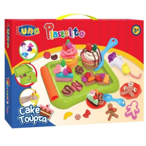 Luna Plastelito: Cupcake készítő gyurmaszett