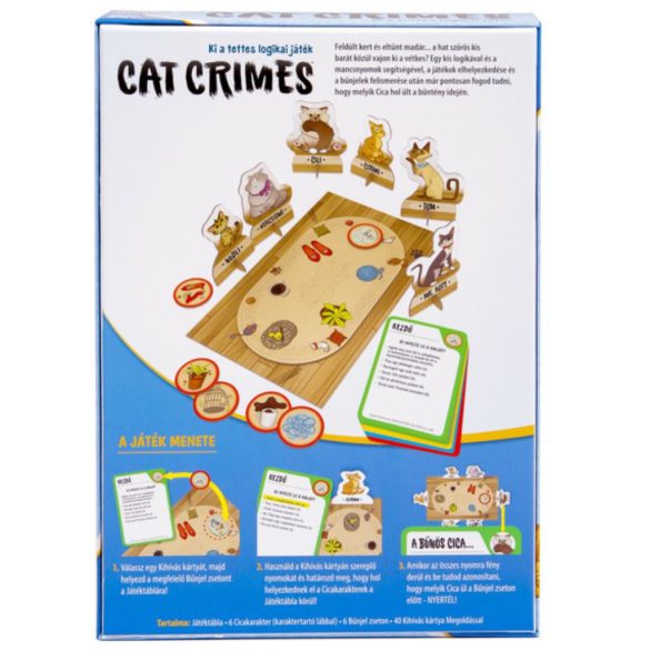Cat Crimes Zsivány cicák társasjáték