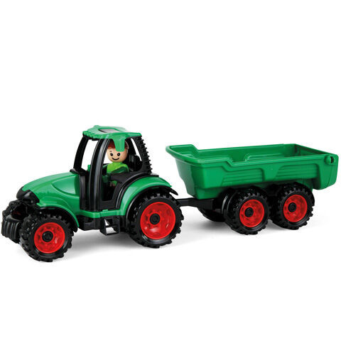 LENA: Truckies traktor utánfutóval és figurával 36 cm