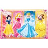 Disney Hercegnők Supercolor 2 in 1 ben 2 x 60 db-os puzzle Clementoni 