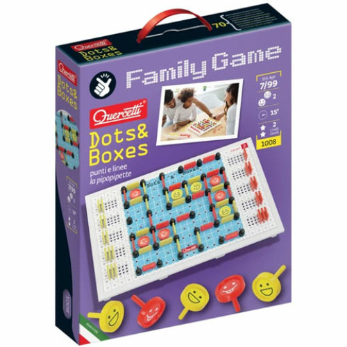 Quercetti: Family Game - Pontok és dobozok játék