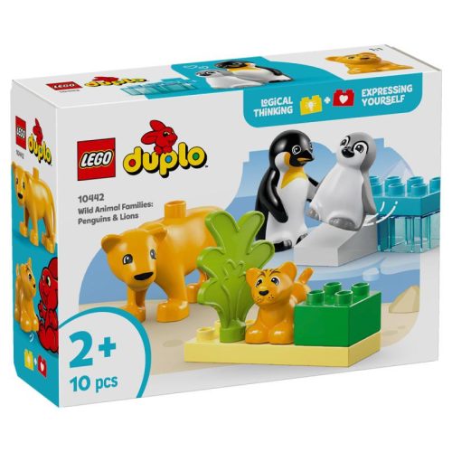 LEGO Duplo 10442 - Állatcsaládok a vadvilágban: Pingvinek és oroszlánok