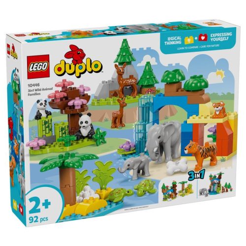 LEGO Duplo 10446 - 3 az 1-ben állatcsaládok a vadvilágban