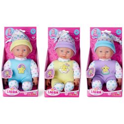   Laura baba csillogós pizsamában többféle változatban 20 cm  -Simba Toys