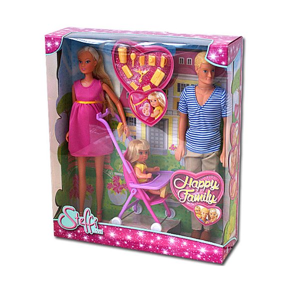 Steffi Love - Terhes Steffi és Kevin baba kislányukkal 