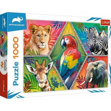 Trefl Animal Planet - Egzotikus állatok 1000 db-os