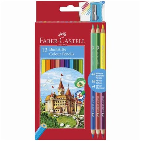 Faber-Castell 12+3 darabos színes ceruza készlet