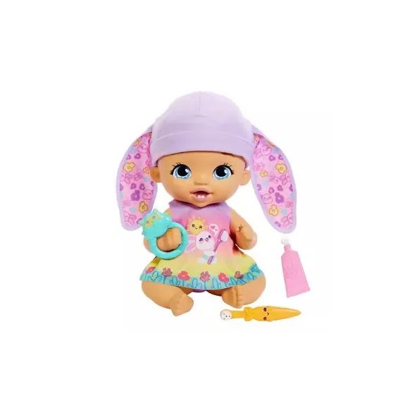 My Garden Baby: Édi-Bébi gondoskodás baba - lila nyuszi