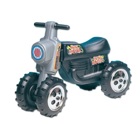 Lábbal hajtós fekete cross motor
