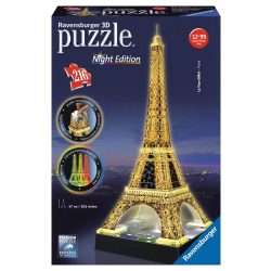   Ravensburger Világító 3D puzzle Night Edition Eiffel-torony 216 darab