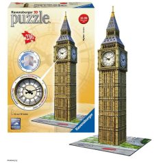 Ravensburger 3D puzzle - Big Ben valódi órával 216 db-os