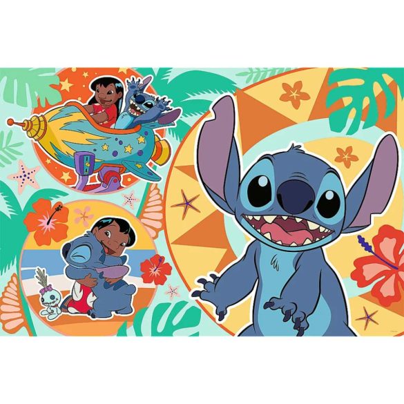 Disney: Lilo &, Stitch egy boldog nap 24db-os Maxi puzzle