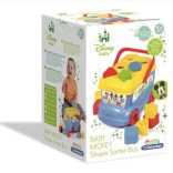 Disney Baby Mickey és Minnie egér busz formaválogató - Clementoni 