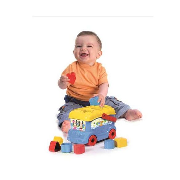 Disney Baby Mickey és Minnie egér busz formaválogató - Clementoni 