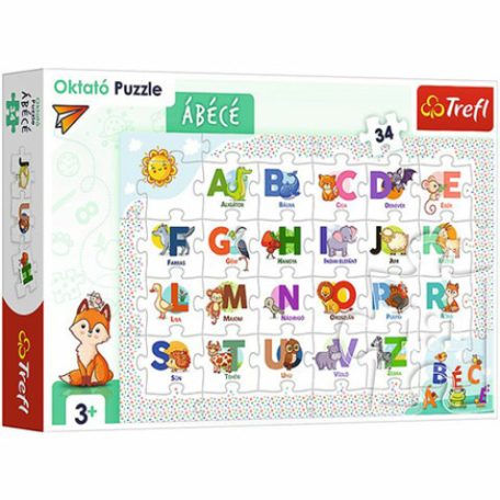 ÁBéCé oktató puzzle 34 db-os – Trefl