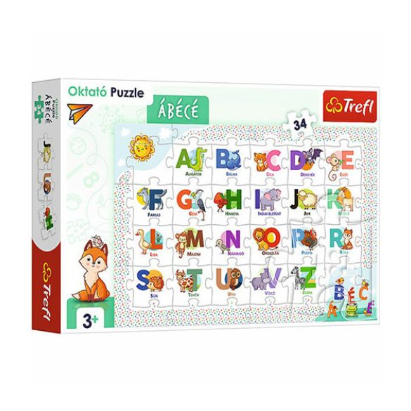 ÁBéCé oktató puzzle 34 db-os – Trefl