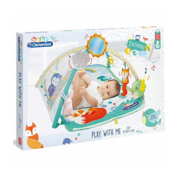 Clemmy bébi játszószőnyeg készségfejlesztő kiegészítőkkel – Clementoni