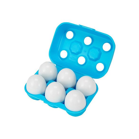 Playgo Szivárvány formaválogató tojások tojástartóban 