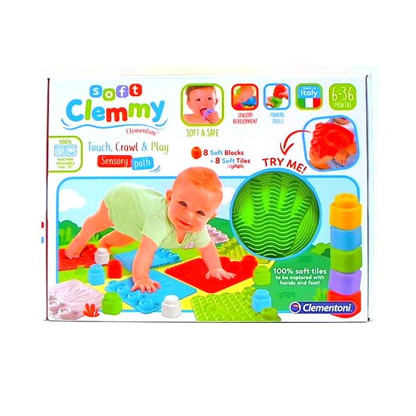 Clemmy puha játszószőnyeg és építőkocka szett- Clementoni