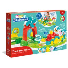   Baby Interaktív színes kisvonat szett farm kiegészítőkkel 