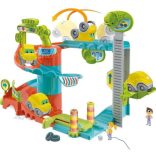 Clementoni Baby - Play for future - Mókás garázs játékszett bukfencező kisautóval