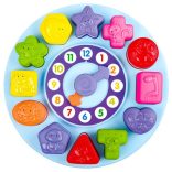 Playgo: Formavbálogató óra bébijáték 