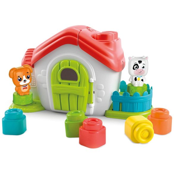 Clemmy: Farmos készségfejlesztő puha kockákkal