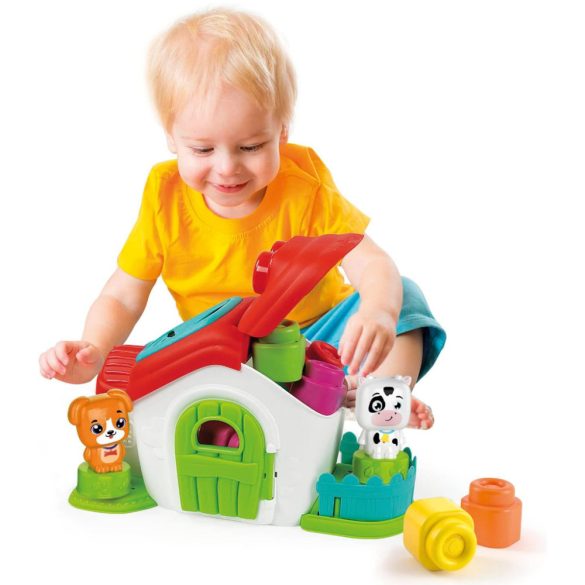 Clemmy: Farmos készségfejlesztő puha kockákkal