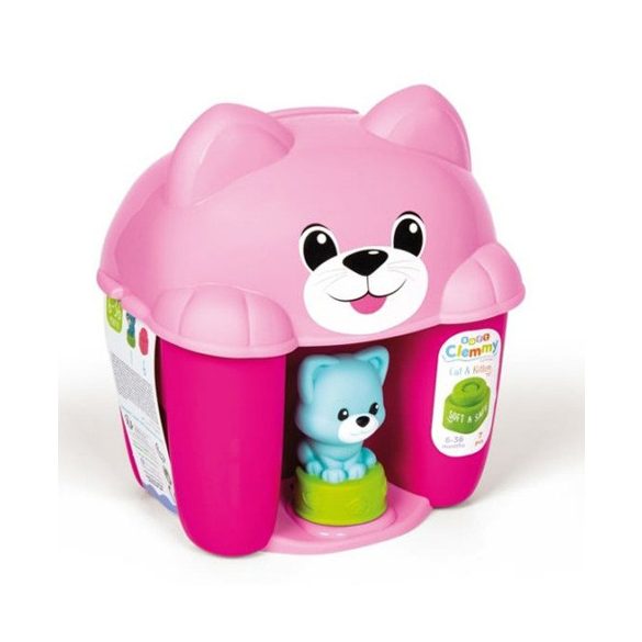 Clementoni - Clemmy Cicás tároló, puha építőkockákkal