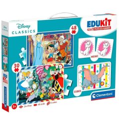   Edukit Disney Classic 4 az 1 ben játékgyűjtemény Clementoni 