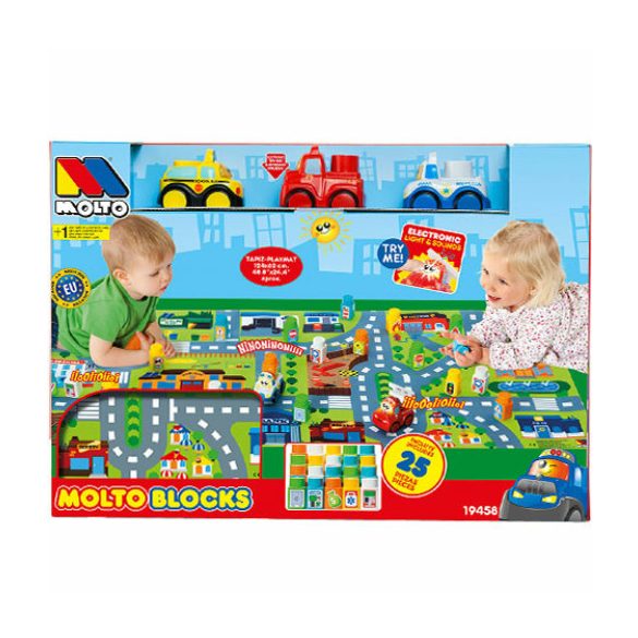 Molto: Blocks játszószőnyeg 25db-os szett