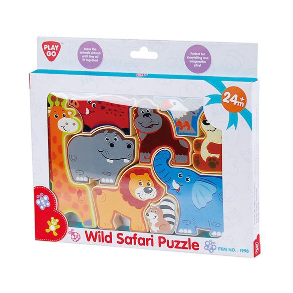 Playgo Vadállatok formapuzzle 