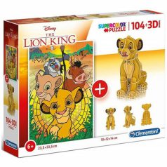 Clementoni Az oroszlánkirály puzzle + 3D modell 104 db-os