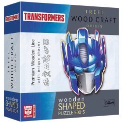  Wood Craft: Transformers Optimus Prime 500+5db-os prémium fa puzzle