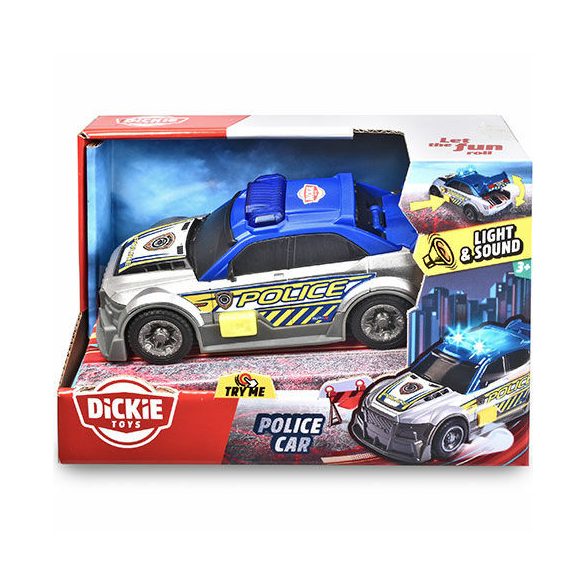 Rendőrautó fénnyel és hanggal 15cm - Dickie Toys