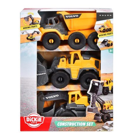 Volvo munkagépek 3db-os szett - Dickie Toys (203722015)