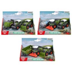   Fendt Micro Team : 3 db-os farm munkagépek játészett - Simba toys 