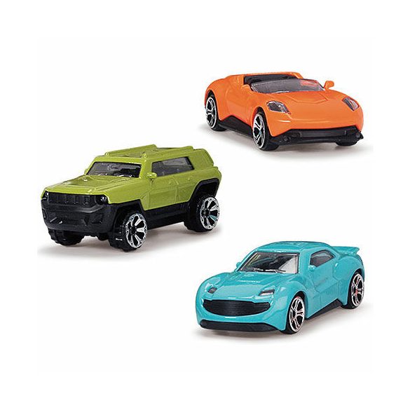 Hordozható autószállító kisautókkal 43cm - Dickie Toys