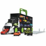 Hordozható autószállító kisautókkal 43cm - Dickie Toys