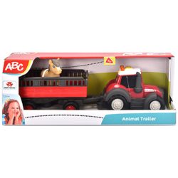   ABC: Massey Ferguson állatszállító traktor fénnyel és hanggal - Simba Toys