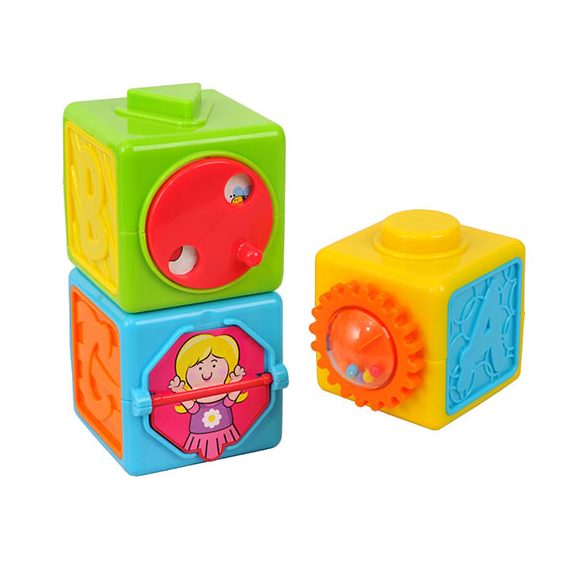 Playgo: Aktív kockák bébijáték 