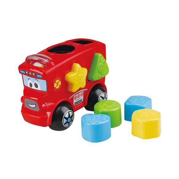 Playgo Formaválogató tűzoltóautó 