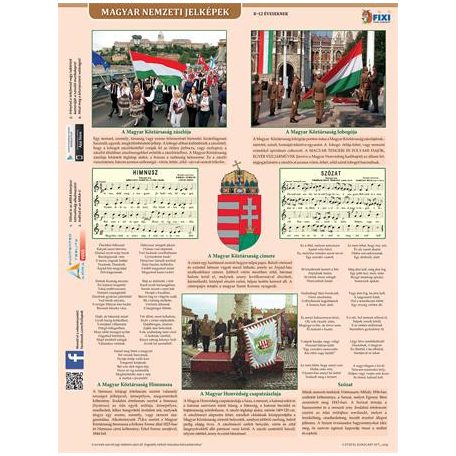Tanulói munkalap, A4,  STIEFEL "Magyar nemzeti jelképek és ereklyék"