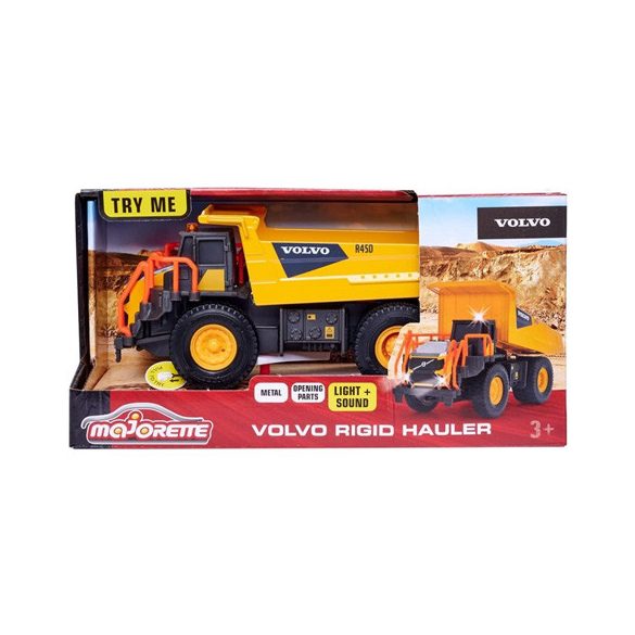 Majorette : Volvo Dömper fénnyel és hanggal 20 cm - Simba Toys 