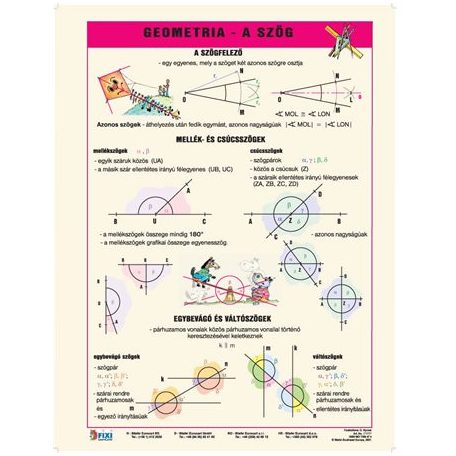 Tanulói munkalap, A4, STIEFEL "Geometria -a szög"