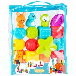   Molto: Play &, Sense baba fejlesztő építőcsomag 17db-os szett