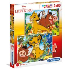   Az oroszlánkirály 2 az 1 ben puzzle 2 x 60 db- os Clementoni 