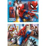 Marvel Pókember Supercolor 2 az 1 ben Supercolor puzzle 2 x 60 db-os Clementoni 