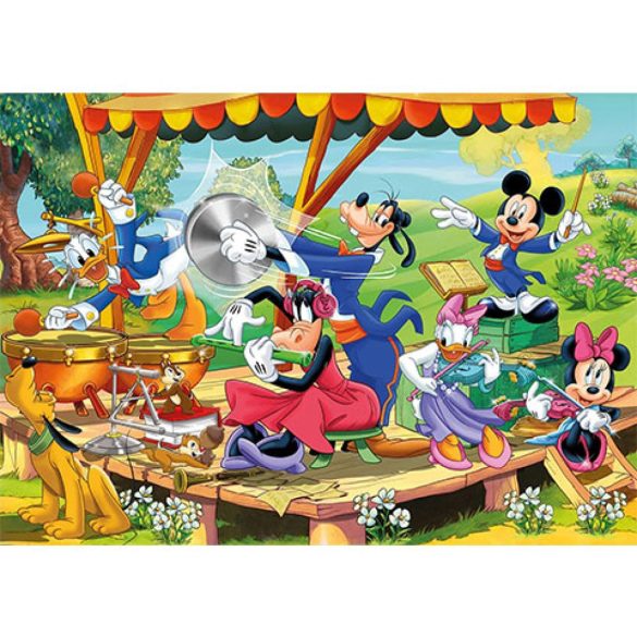 Mickey egér Supercolor 2 az 1-ben puzzle 2 x 60 db-ois Clementoni 