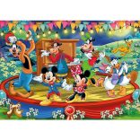 Mickey egér Supercolor 2 az 1-ben puzzle 2 x 60 db-ois Clementoni 